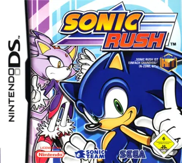 Sonic Rush (Japan) (En,Ja,Fr,De,Es,It) box cover front